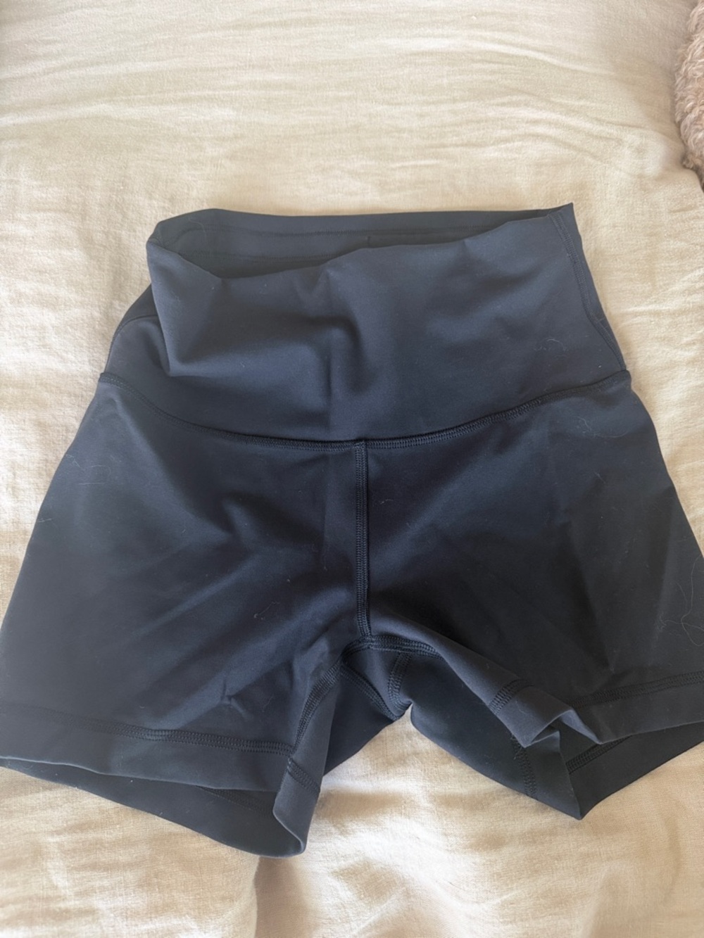 lululemon athletica Black High-Rise Bike Shorts